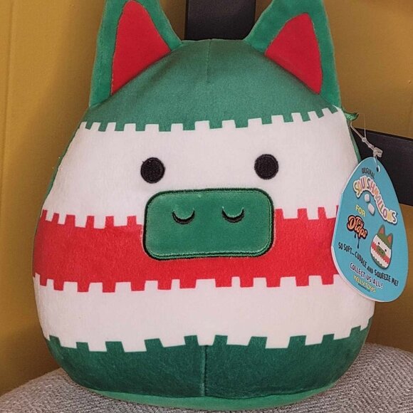 Squishmallows Original Mexico‎ Exclusive 7" Enrique Green Pinata Plush Doll Toy - Picture 1 of 2